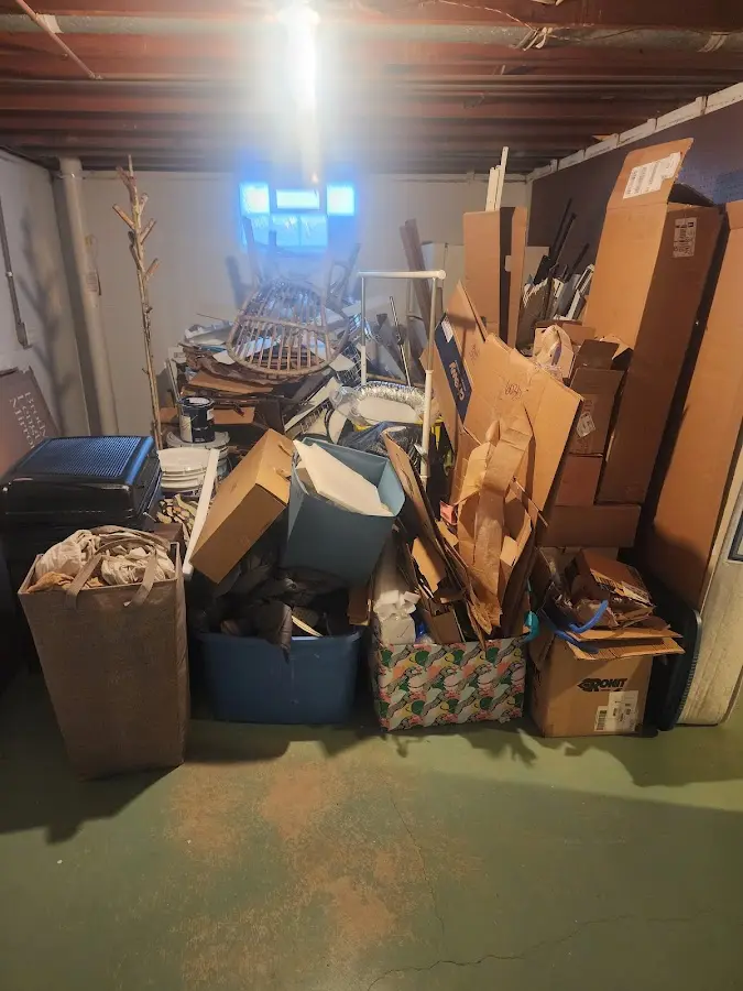 Roll-off dumpster container at job site for 20 Yard Dumpster Rental in Ranson corporation